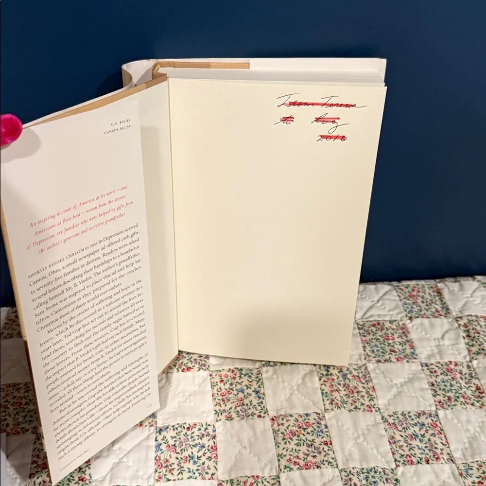 A Secret Gift by Ted Gup non-fiction hardcover has writing inside cover - Picture 2 of 4